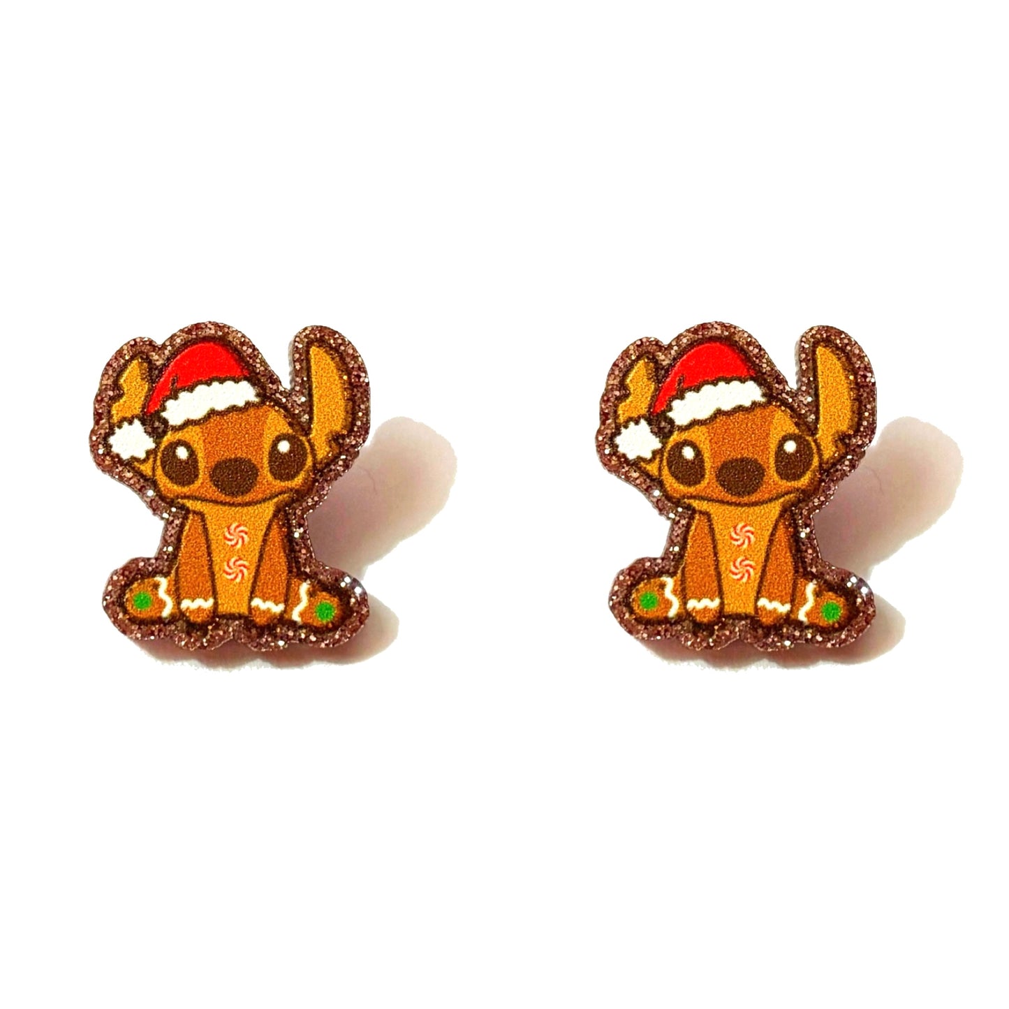 Gingerbread Stitch Post Earrings