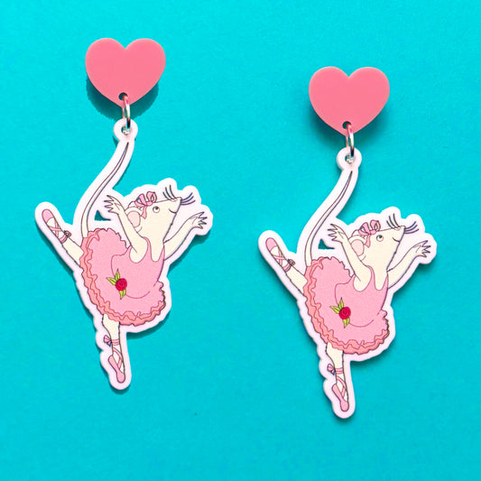 Angelina Ballerina Drop Earrings