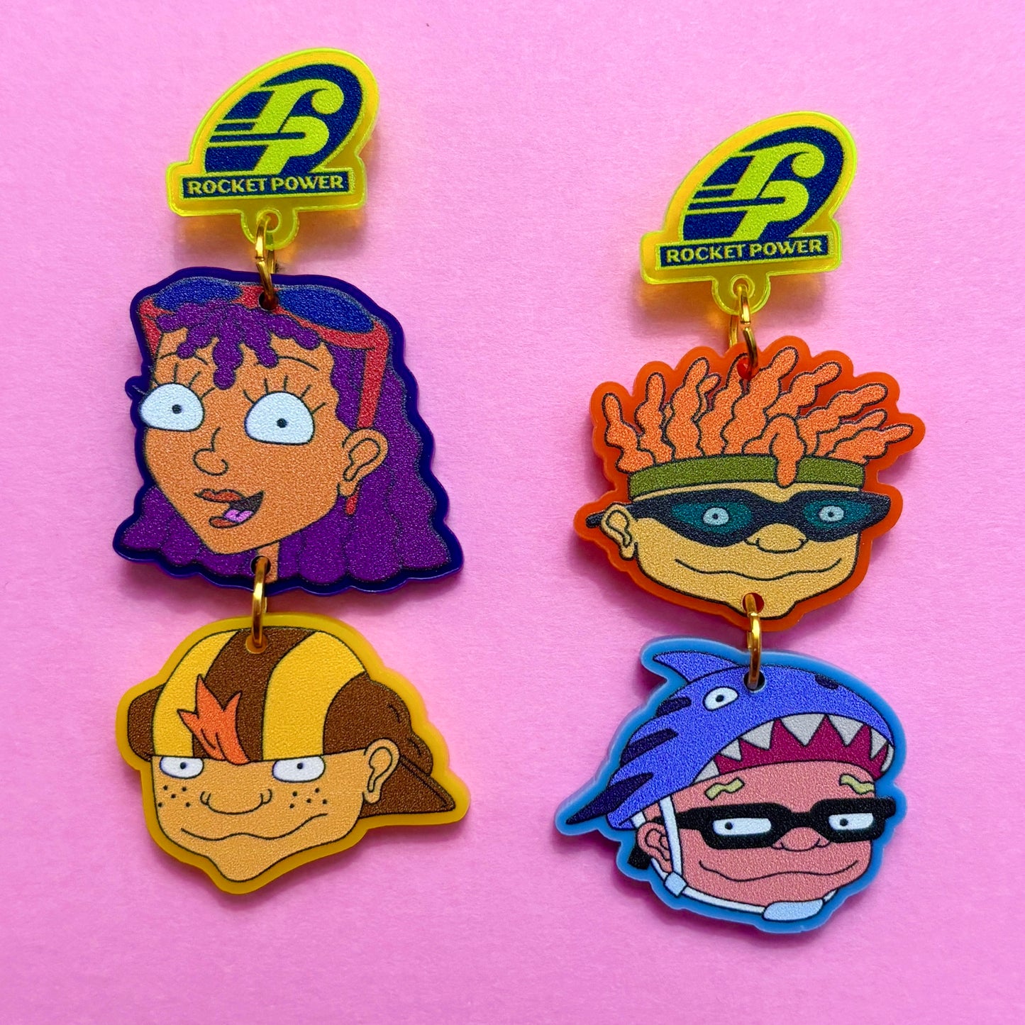 Rocket Pals Tiered Drop Earrings