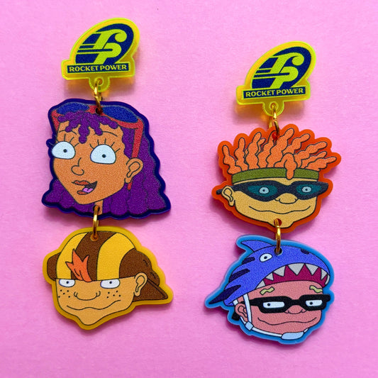 Rocket Pals Tiered Drop Earrings