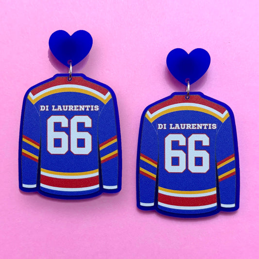 Di Laurentis Jersey Drop Earrings