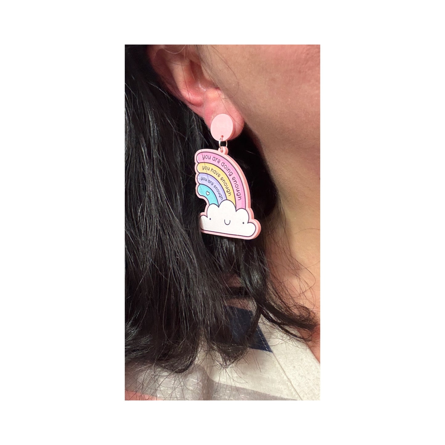 Affirmations Rainbow Drop Earrings