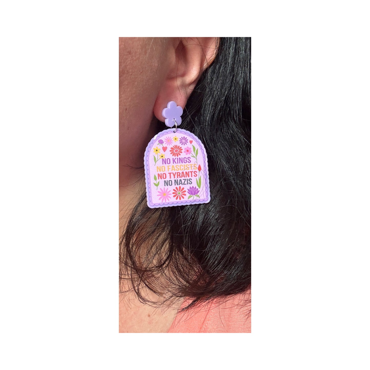 No Kings Drop Earrings