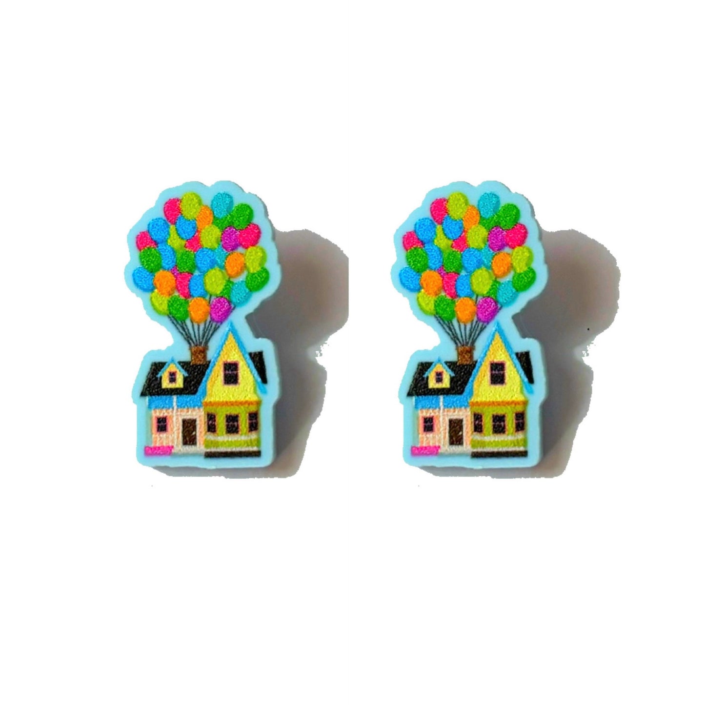 Up House Post Earrings