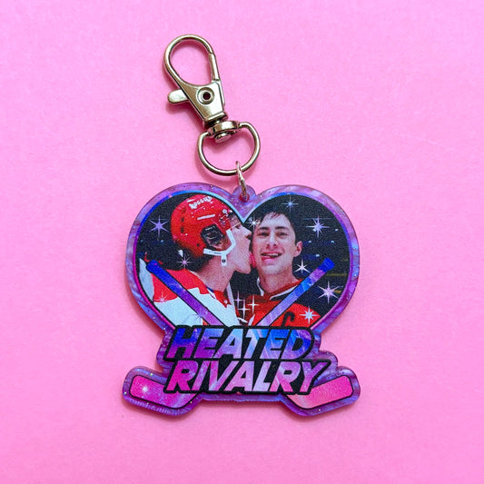 HR Purple Heart Keychain or Bag Charm