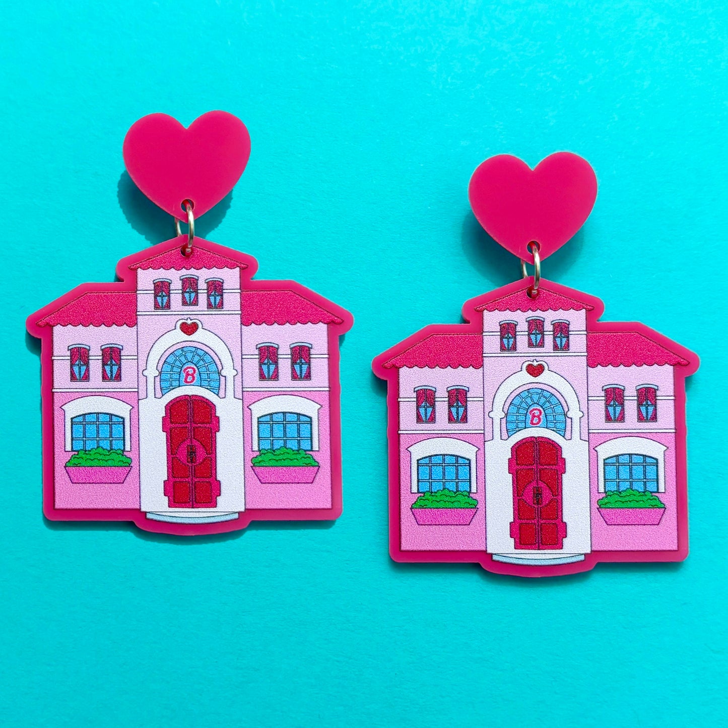 Doll Dream House Drop Earrings
