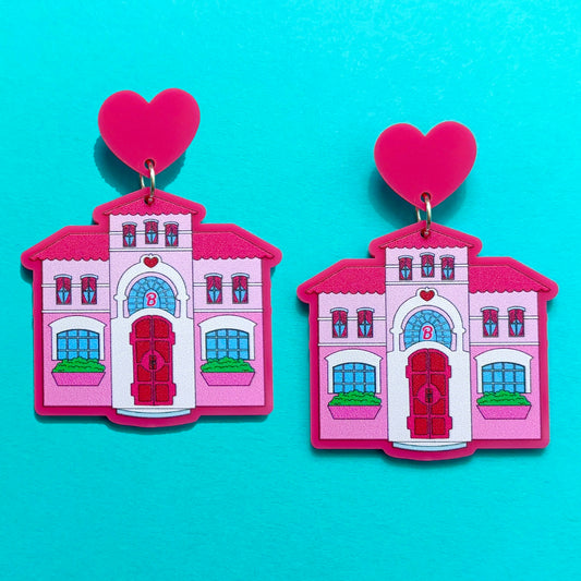Doll Dream House Drop Earrings