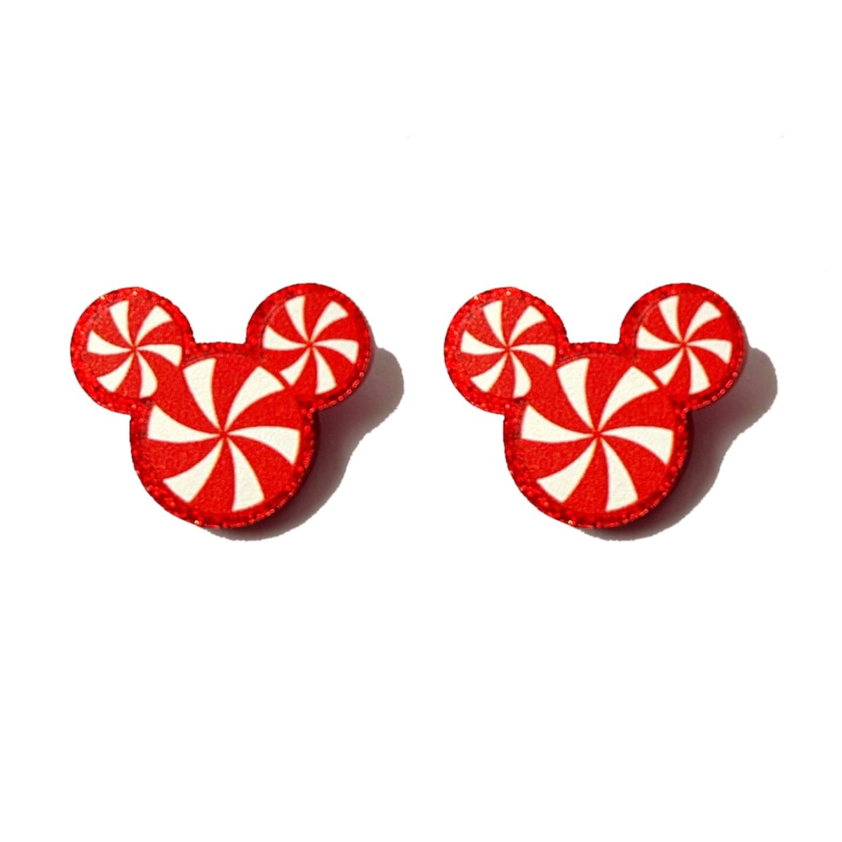Mouse Sparkle Peppermint Post Earrings
