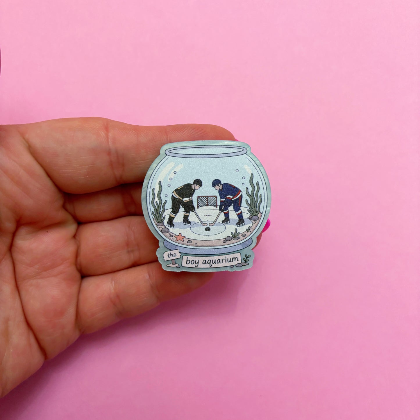 Boy Aquarium Pin