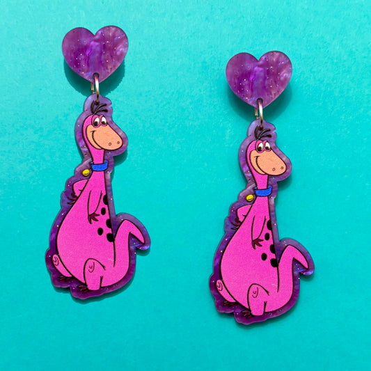 Dino Acrylic Drop Earrings