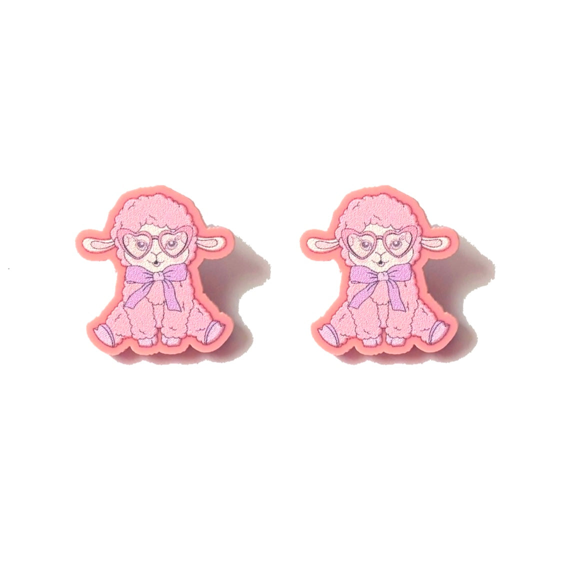 Pastel Lamb Cutie Post Earrings