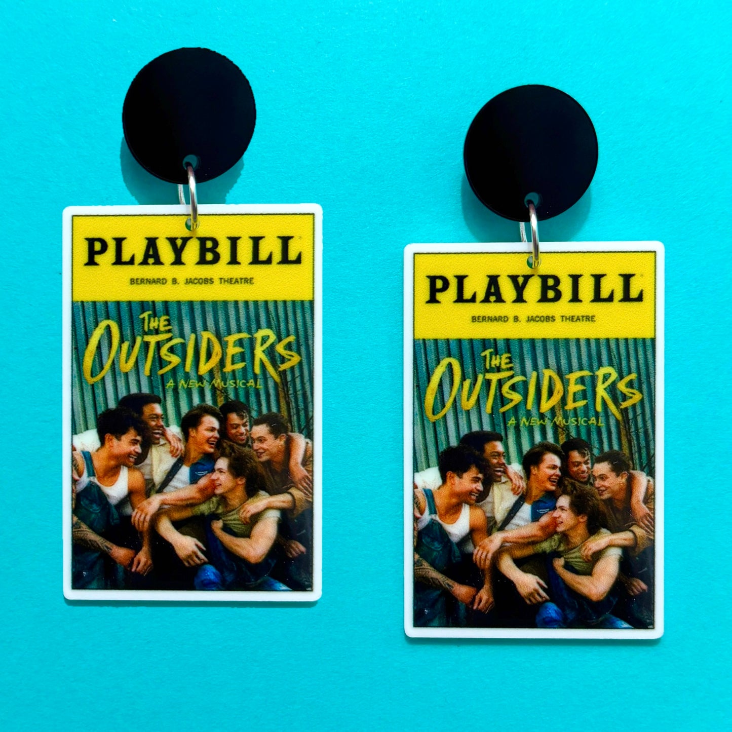 Outsiders Theater Program Drop Earring