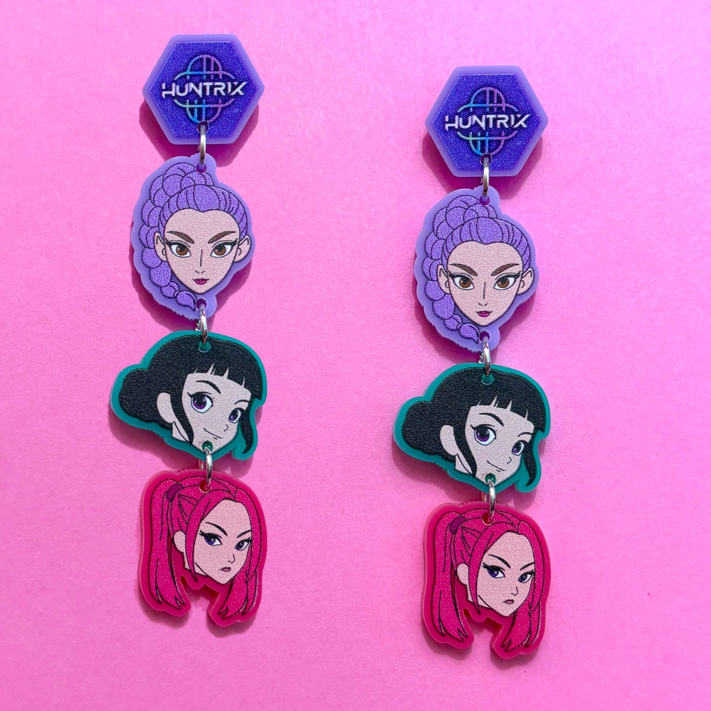 K-Pop Hunters Tiered Drop Earrings