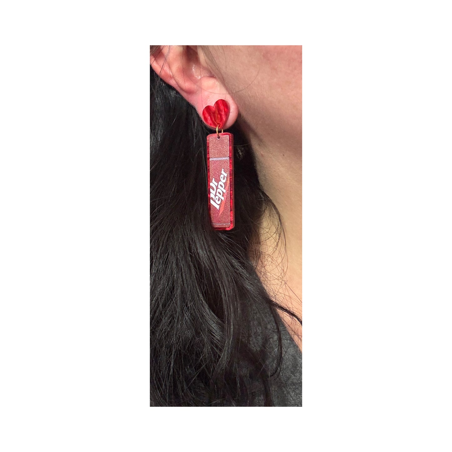 Soda Chapstick Drop Earrings
