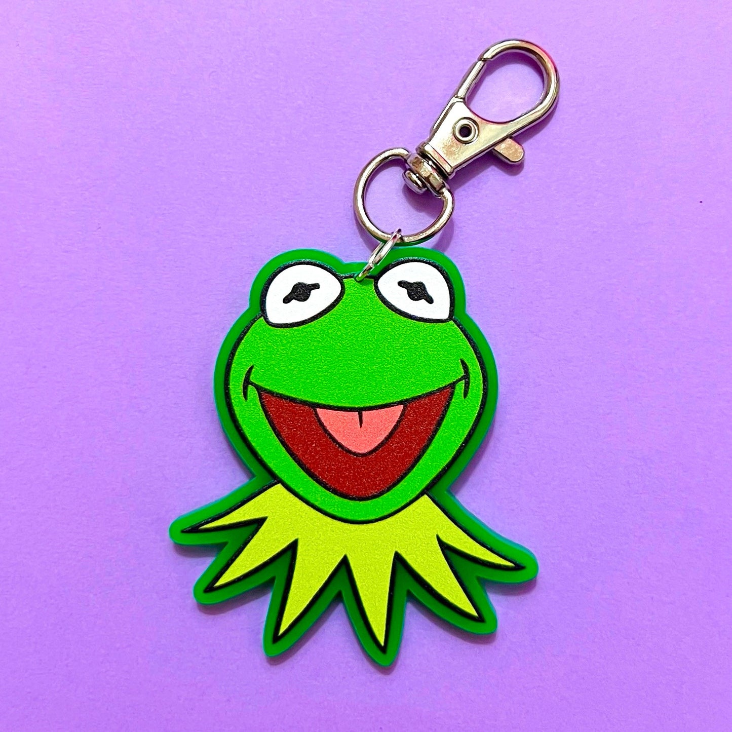 Kermie Keychain or Bag Charm