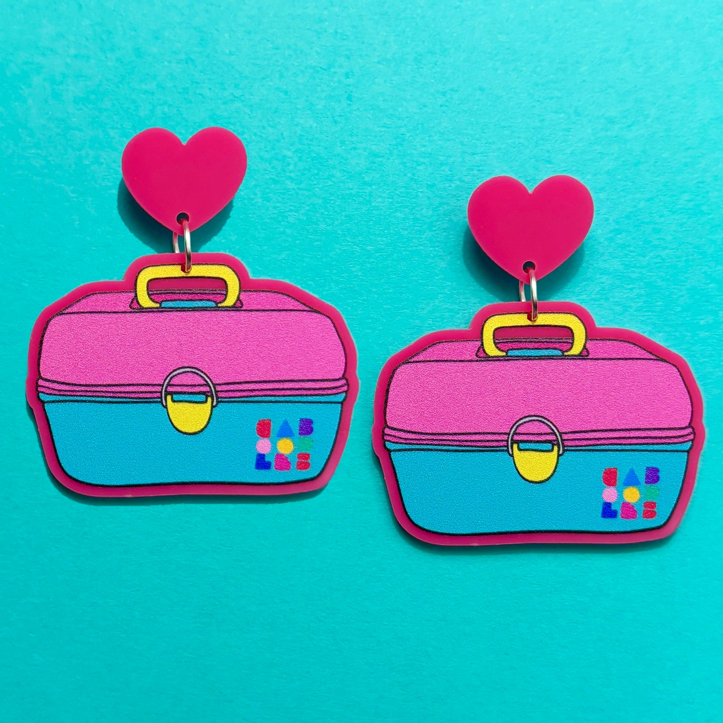 90s Beauty Case Drop Earrings