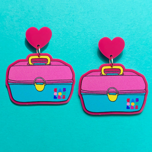 90s Beauty Case Drop Earrings