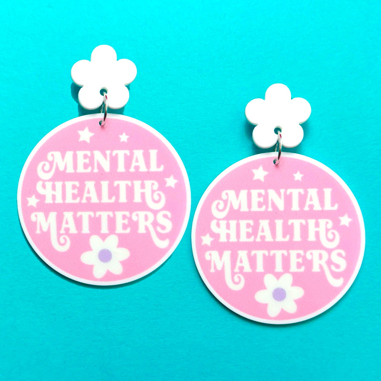 Mental Health Matters Drop Earrings