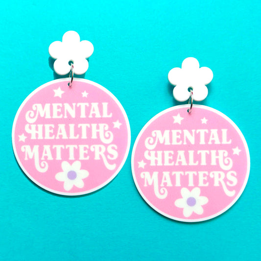 Mental Health Matters Drop Earrings