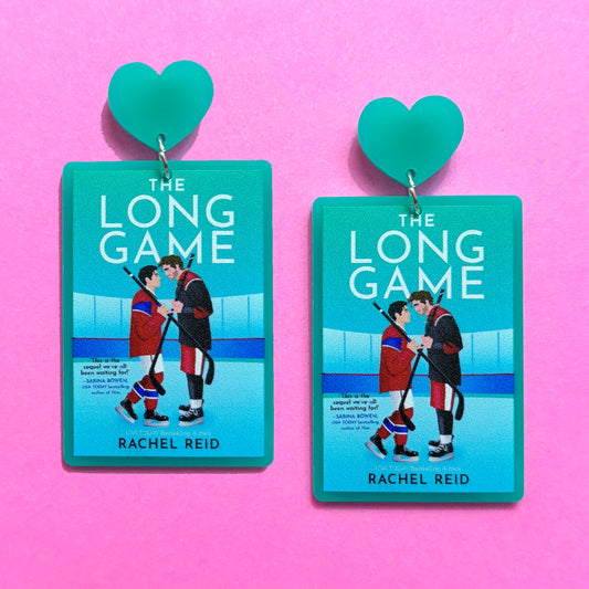 Long Game Book Drop Earrings