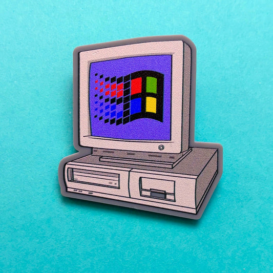 90s Windows Computer Pin