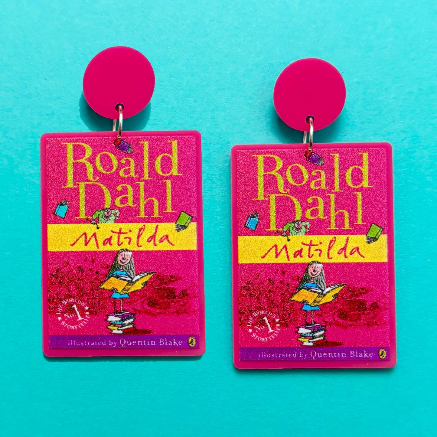 Matilda Book Drop Earrings