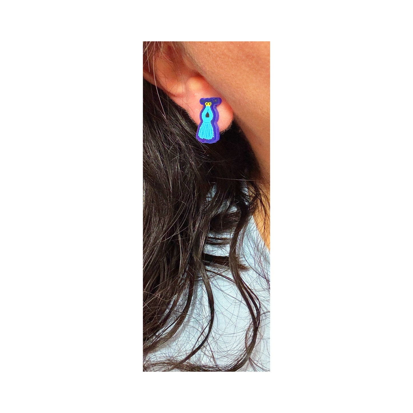 Martians Post Earrings