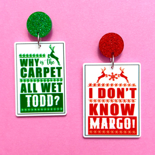 Todd & Margo National Lampoon Drop Earrings