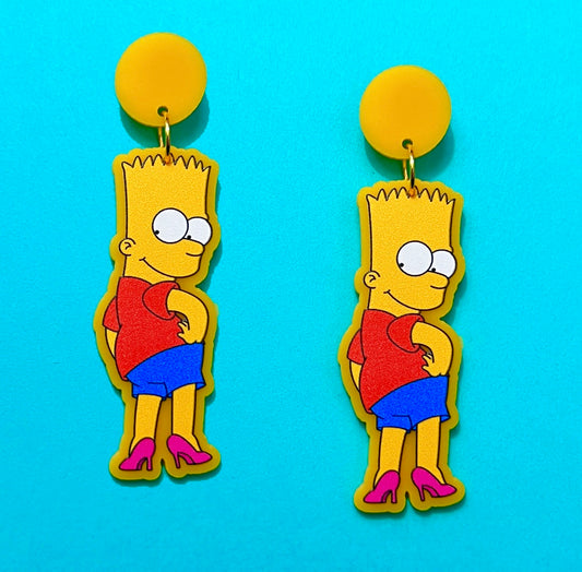 Bart In Heels Drop Earrings