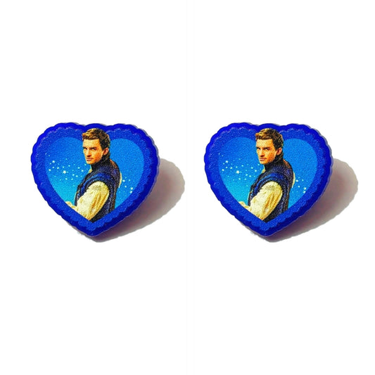 Fiyero Heart Post Earrings