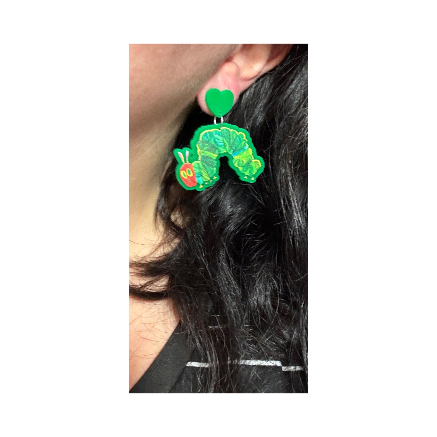 Hungry Caterpillar Drop Earrings