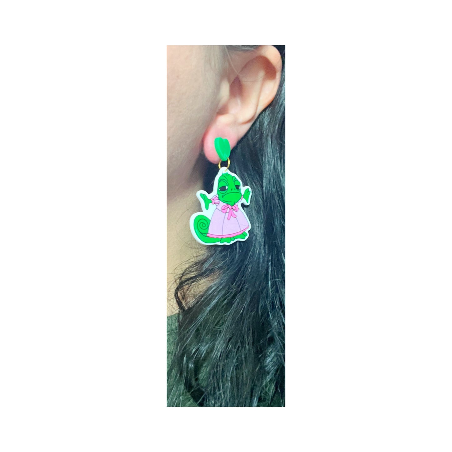 Pascal Dressed Up Acrylic Drop Earrings