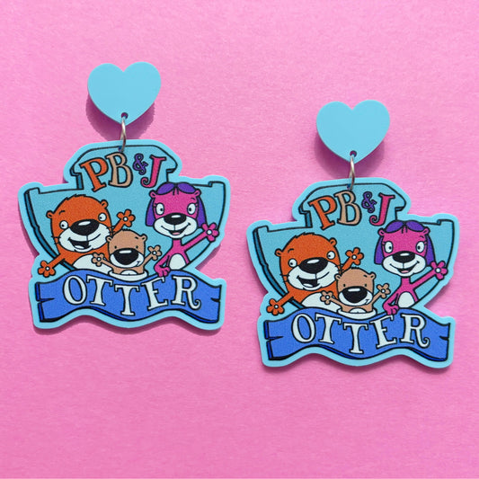 Otter Friends Drop Earrings