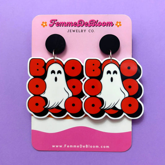 FREE GIFT - Boo Ghost Drop Earrings