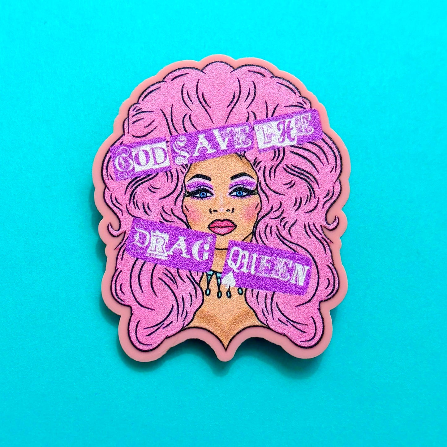 Save The Drag Queen Pin