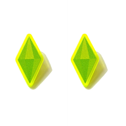 Plumbob Post Earrings