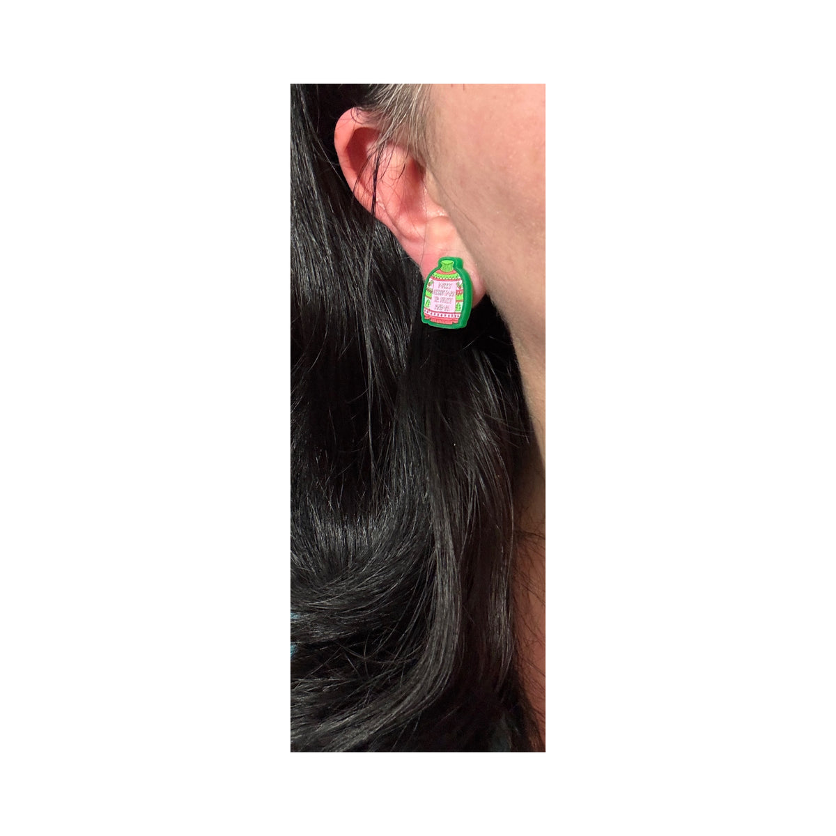Merry Christmas Ya Filthy Animal Sweater Post Earrings