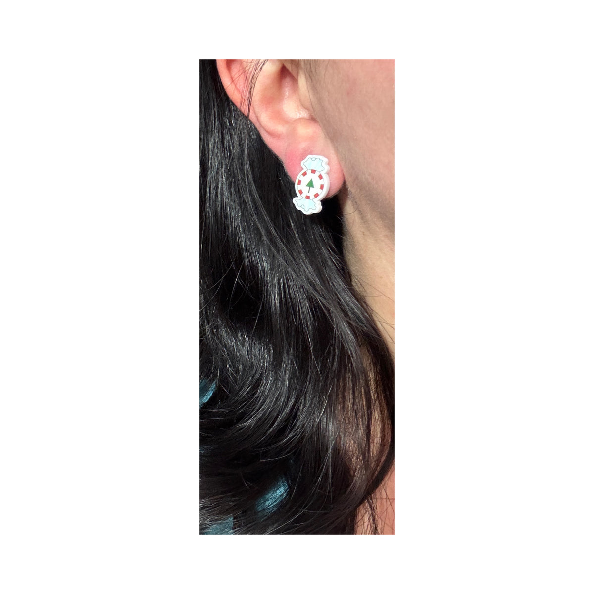 Peppermint Candy Post Earrings