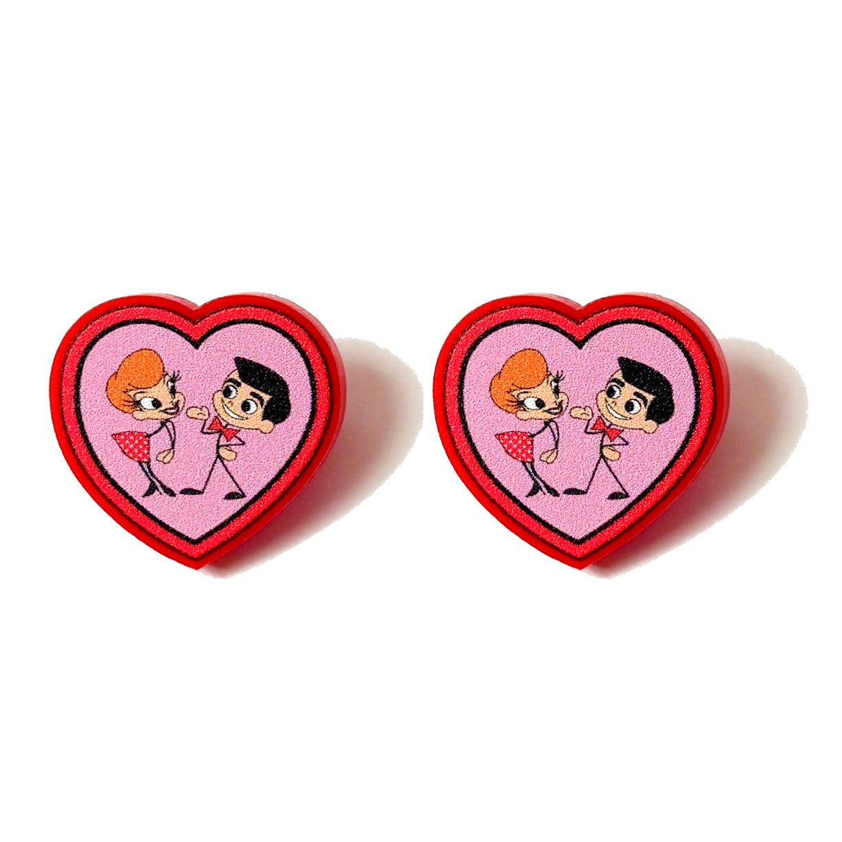 Lucy & Ricky Love Post Earrings