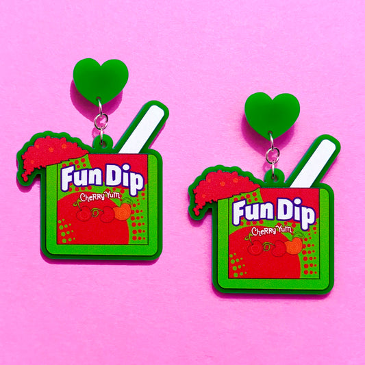 Fun Dip Drop Earrings