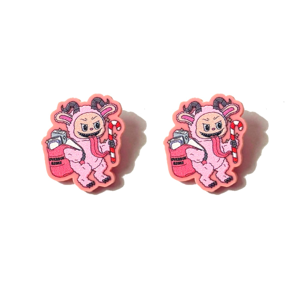 Bookish Krampus Cutie Post Earrings