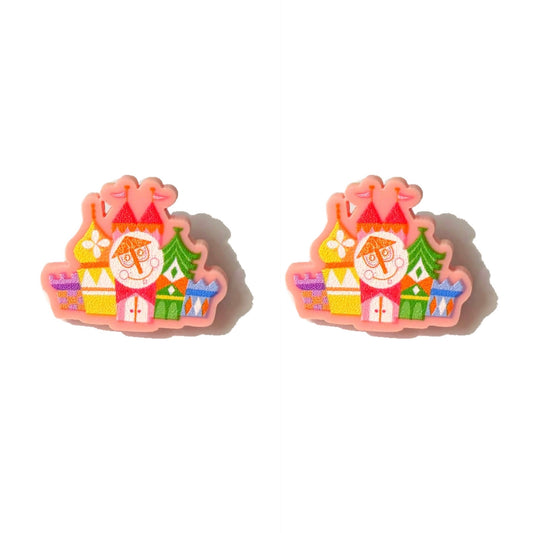 Small World Post Earrings