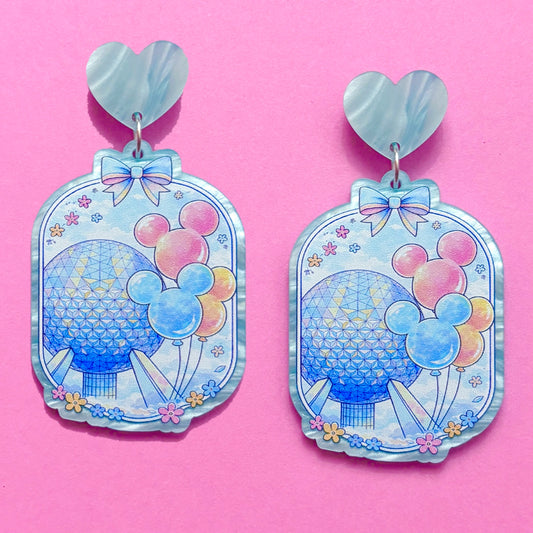 Pastel Geo Park Drop Earrings