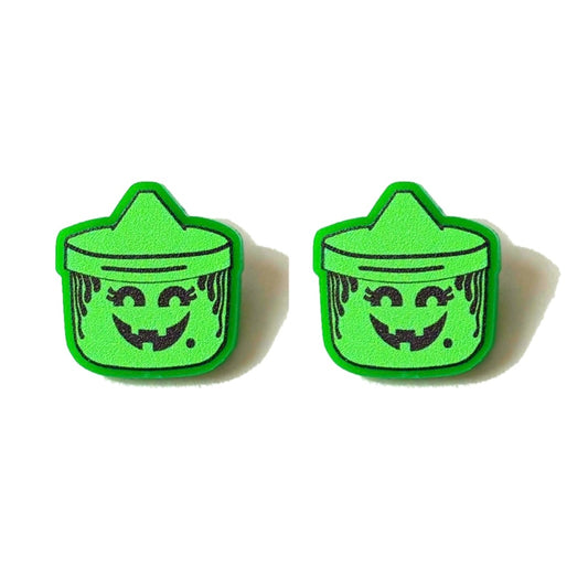 Witch Bucket Post Earrings