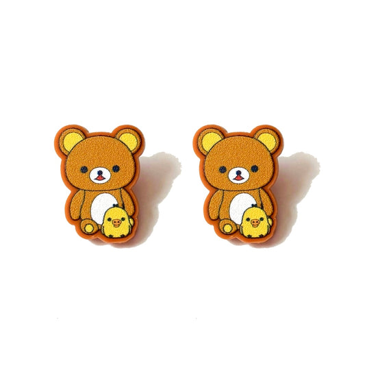Kawaii Bear Post Earrings