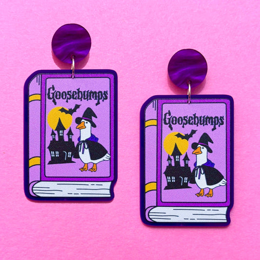 Silly Goosebumps Drop Earrings
