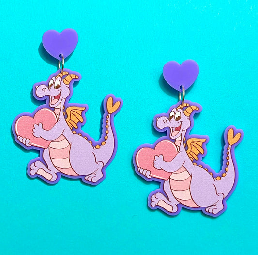 Figment Heart Drop Earrings