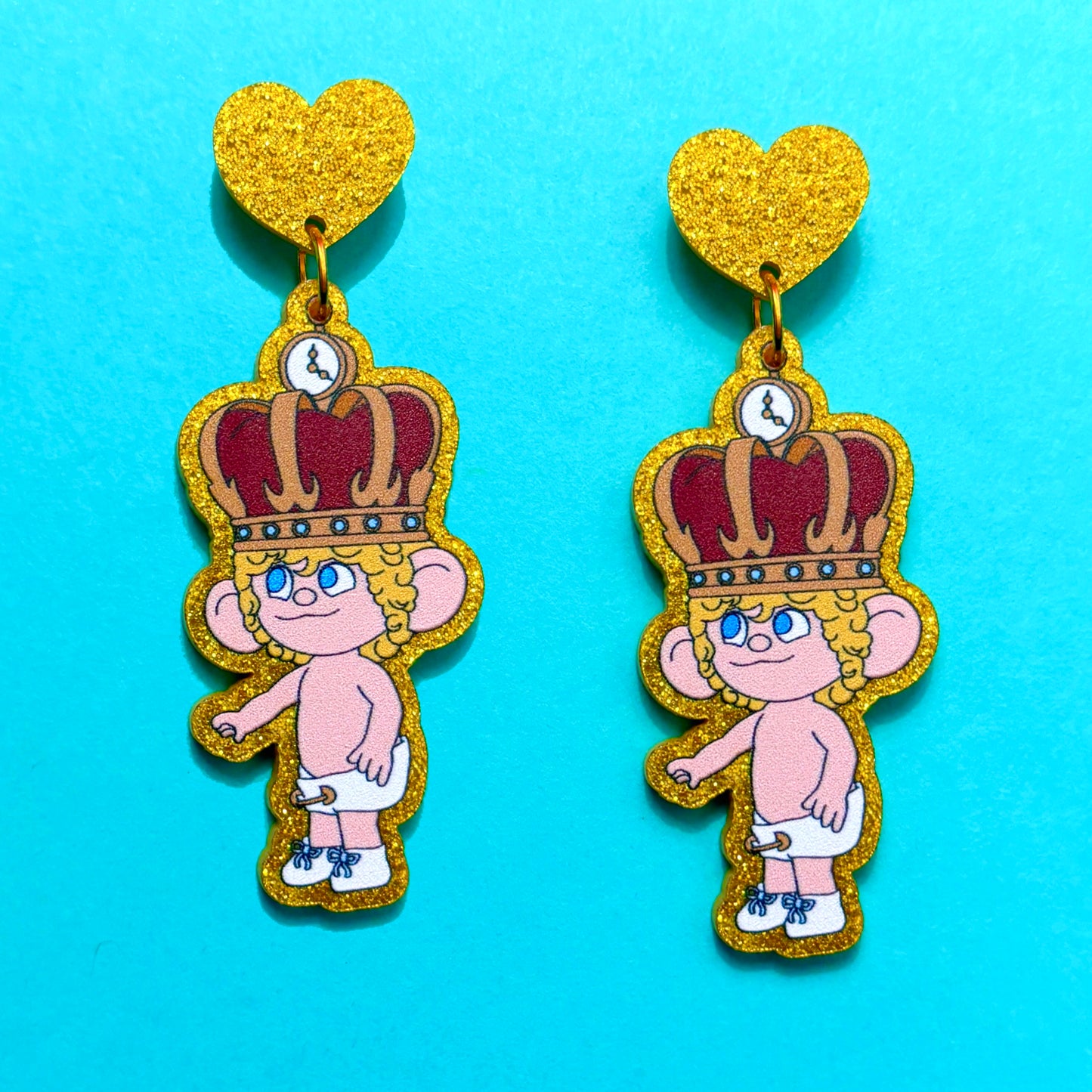 Baby New Year Drop Earrings