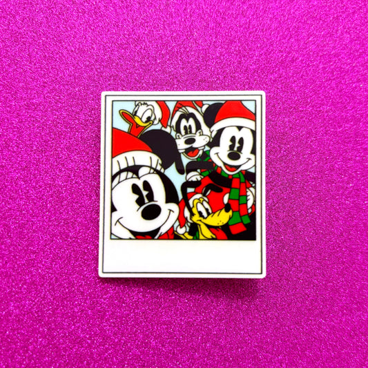 FREE GIFT - Mouse & Friends Holiday Polaroid Pin