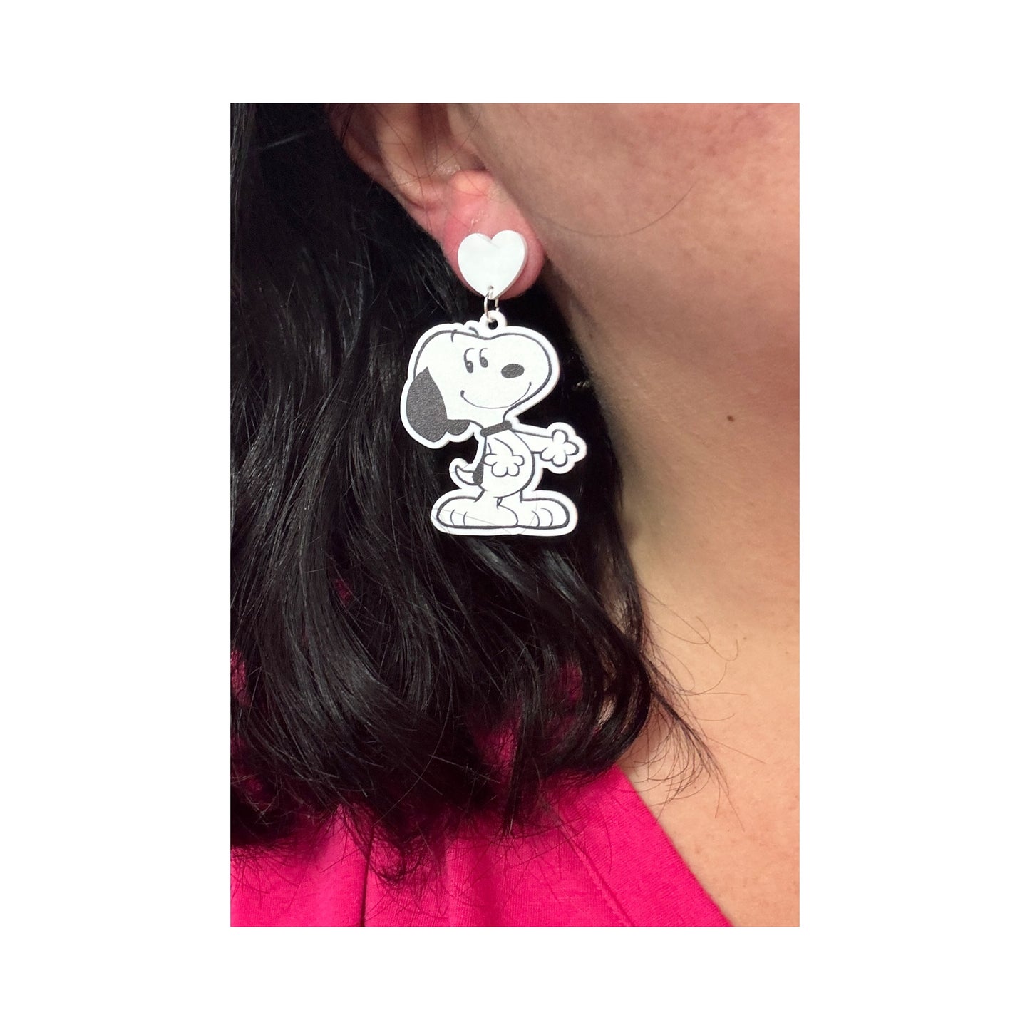 Happy Beagle Drop Earrings